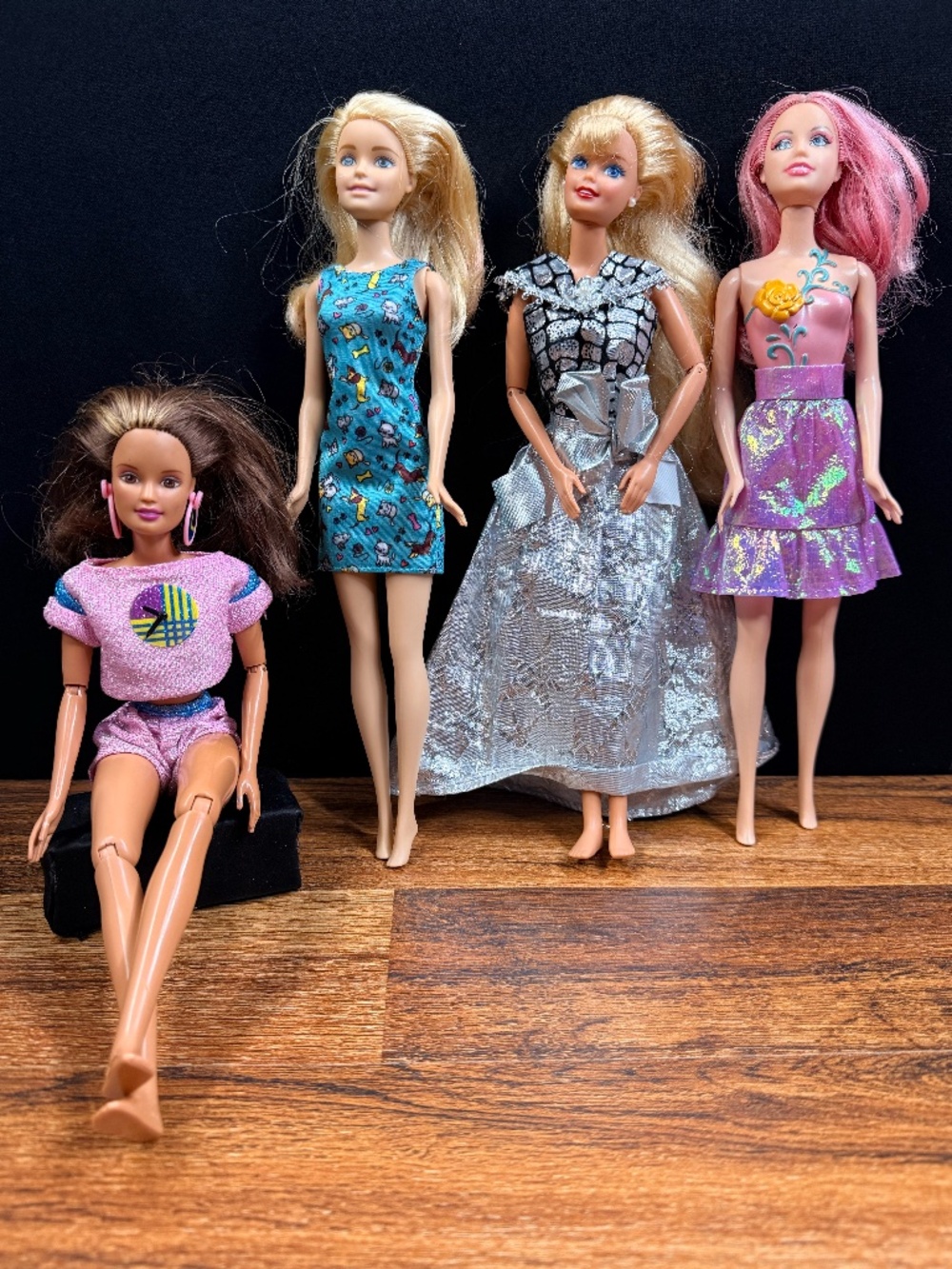 1993-2009 MATTEL INC Barbie Dolls (Set of 4)
